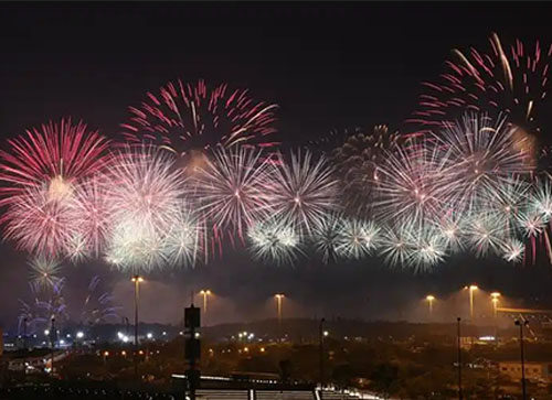 武宣县焰火晚会